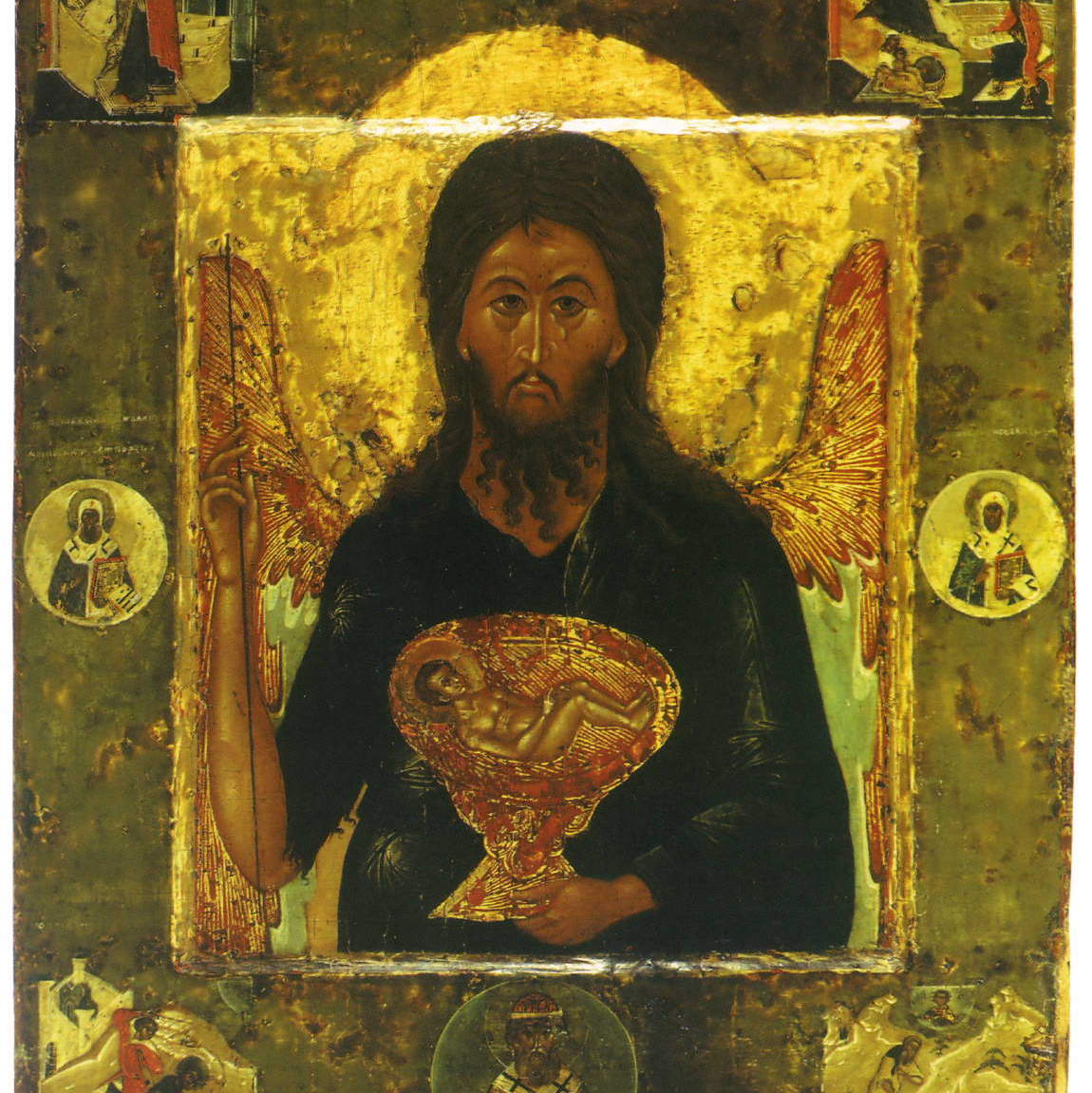 Иоанн Предтеча ангел пустыни икона Третьяковская галерея
