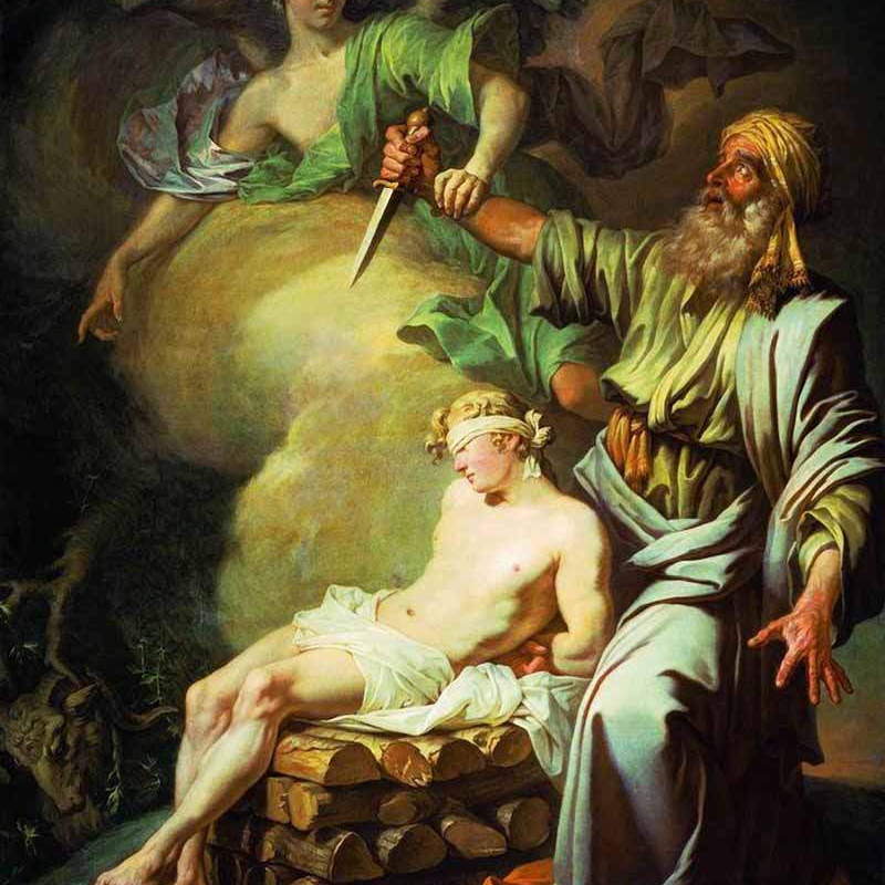 Авраам приносит в жертву сына своего Исаака