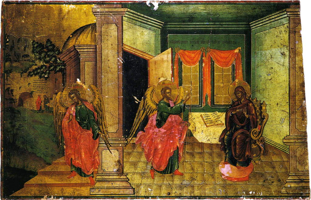 Благовещение со встречей Марии и Елизаветы
